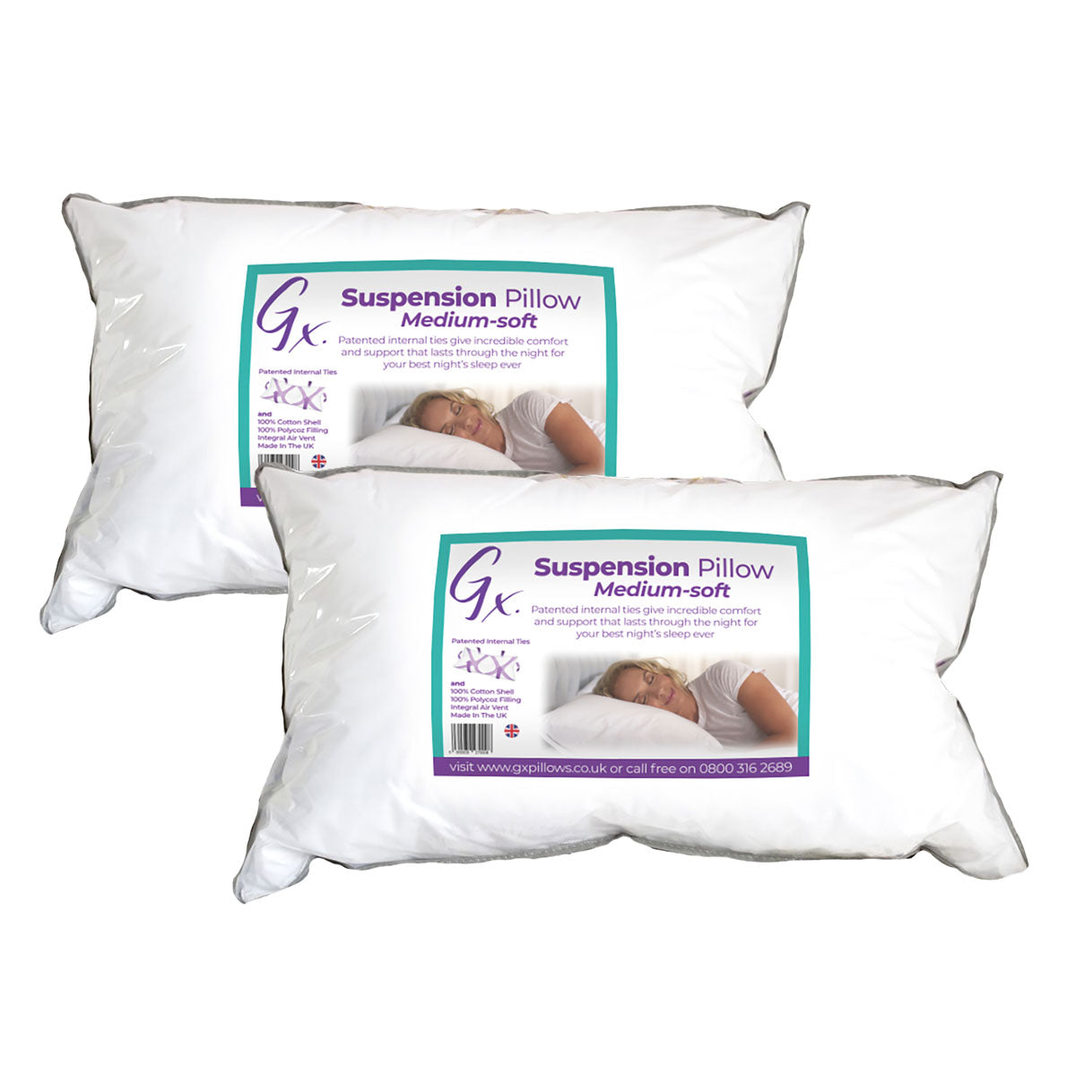 Gx Suspension Pillow Twin Pack